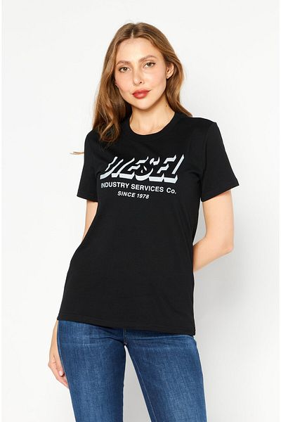 Diesel round neck t shirts clearance