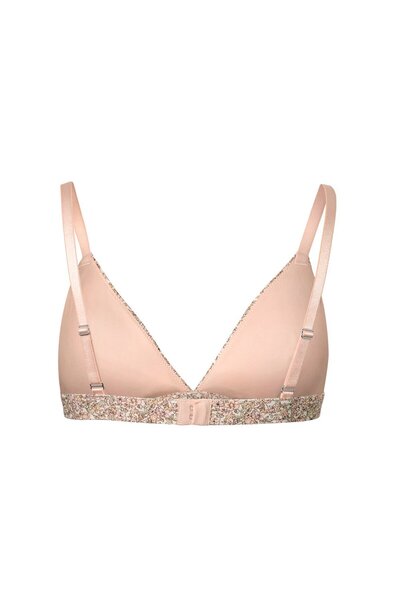 Tchibo Women Floral Print Padded Soft Bra, Multicolor