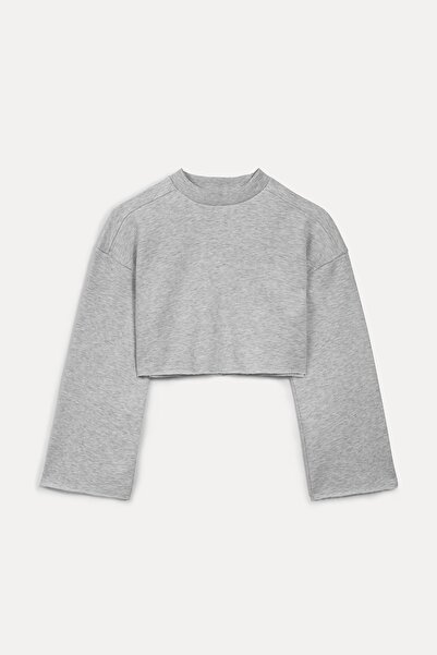 VATKALI Oversized fit crop sweatshirt