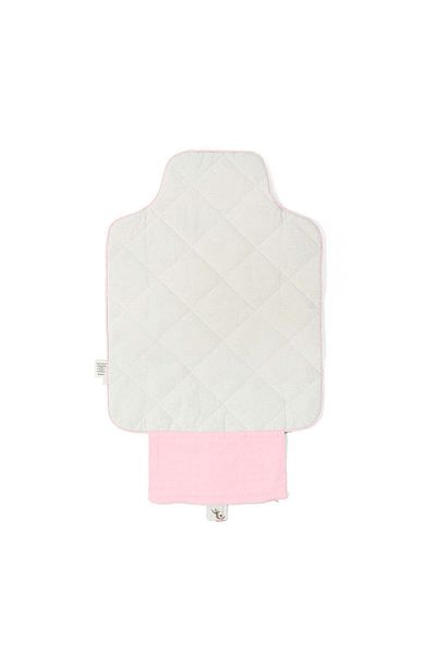 DEUX LAPINS Practical Foldable Changing Mat - 100% Cotton Bébé Lapin Rose