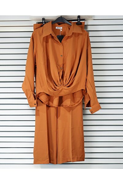 BERNE ÖNÜ PİLELİ PANTOLON  TAKIM İKİLİ