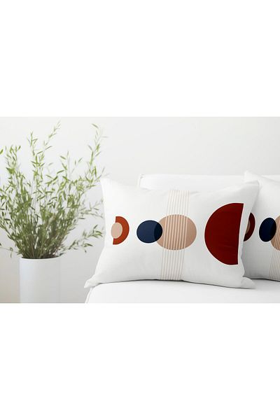 Evdek Set de 2 Ds74 - Set de huse de pernă dreptunghiulare cu două fețe