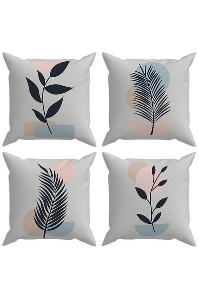 Evdek Set de huse de pernă botanice din 4 piese - DS18