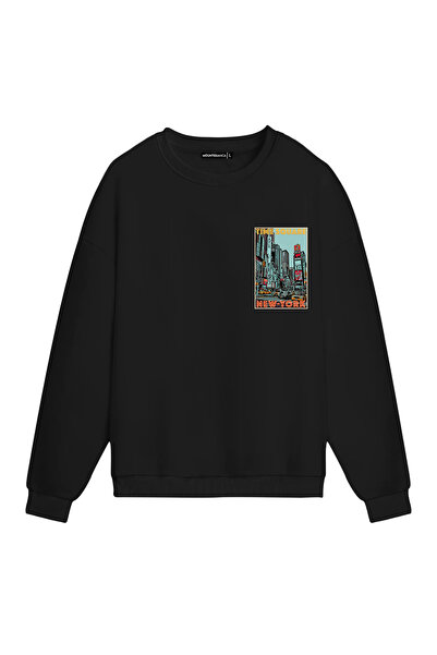 Mounte Bianca Unisex Time Square - Obična majica sa kapuljačom