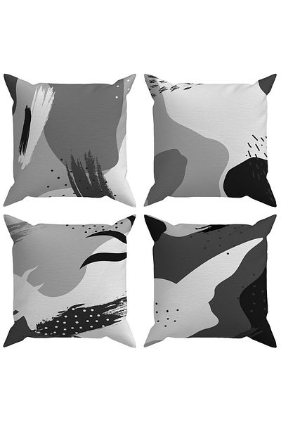 Evdek Set de 4 huse de pernă geometrice - DS15