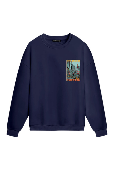 Mounte Bianca Унісекс Time Square - Світшот звичайний