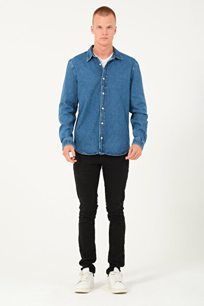 Chicup Denim Kot Regular Erkek Gömlek