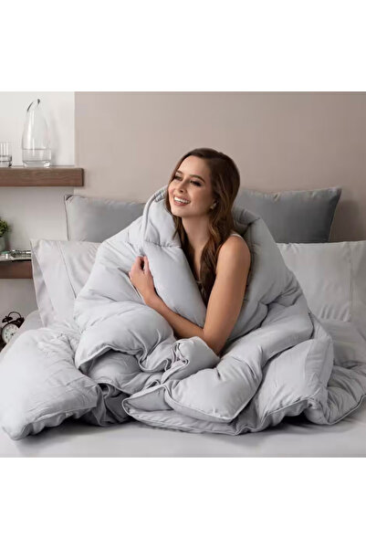 Prime Sleeks Özdilek Microsoft Double Quilt, 100% Cotton Fabric, 195X215 cm