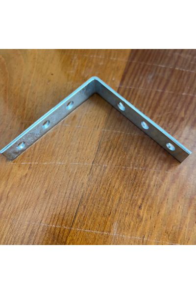 Can Menteşe Metal L Hinge Furniture Fixing 8 cm (5 Pieces)