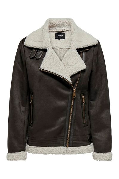 ONLY Γυναικείο παλτό Onlnewdıana Aviator - Καφέ, 15304775