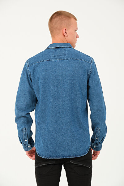 Chicup Denim Kot Regular Erkek Gömlek