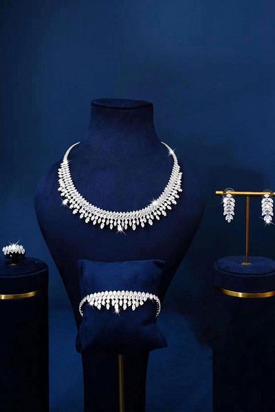 Atelier Duygu Jane Necklace Set - Earrings, Ring and Bracelet