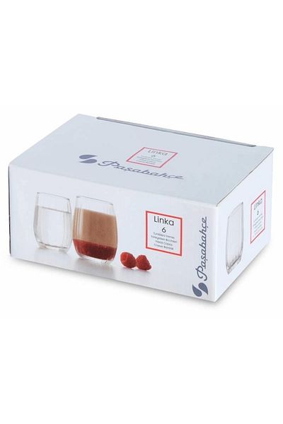 Paşabahçe 420212   كوب ماء لينكا باللون البني
