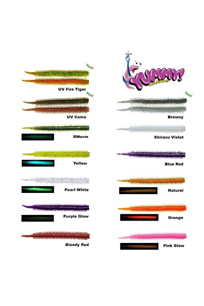 Fujin Fujın Yummy Sandworm 7cm Lrf Silikonu