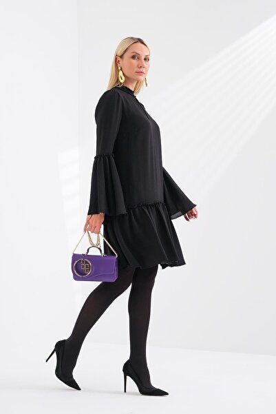 EXPLOSION Yarasa Kollu Elbise