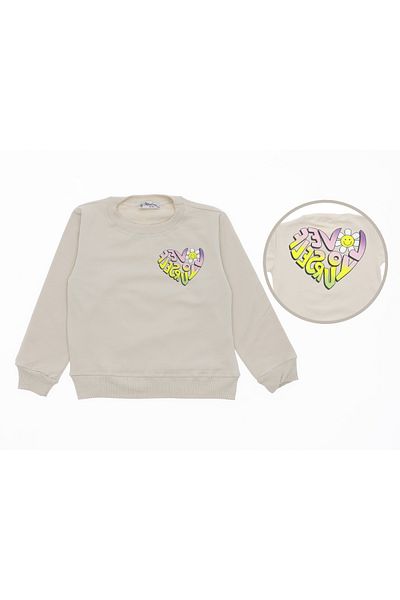Erol 109-10-24 GIRL SWEAT LOVE DAISY ΕΚΠΤΩΜΕΝΟ 5/8 ΕΤΩΝ