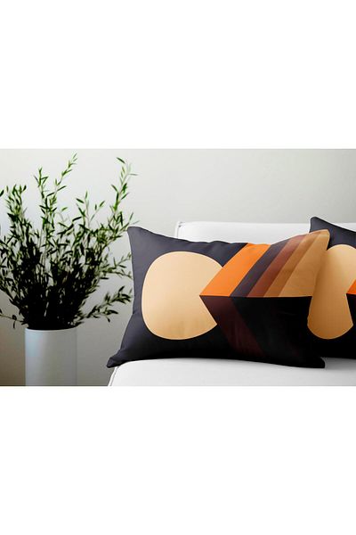 Evdek Set de 2 Ds82 - Set de huse de pernă dreptunghiulare cu două fețe