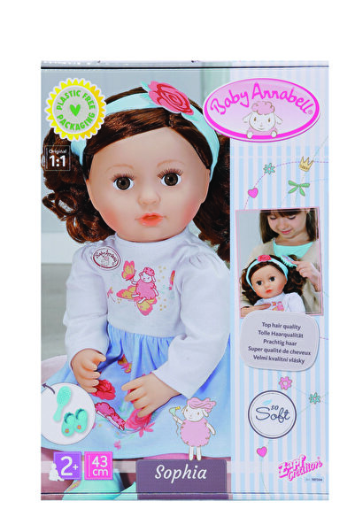 Baby Annabell Papusa Sophia Bruneta 43cm