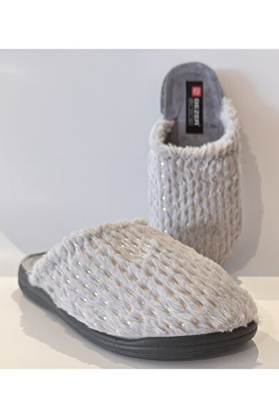 GEZER PELUŞ RAHAT TABAN HAFİF KADIN EV VE MİSAFİR TERLİĞİ