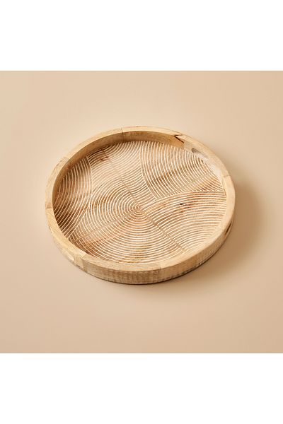 Bella Maison Διακοσμητικός δίσκος Luna Natural (45x5x45 cm)