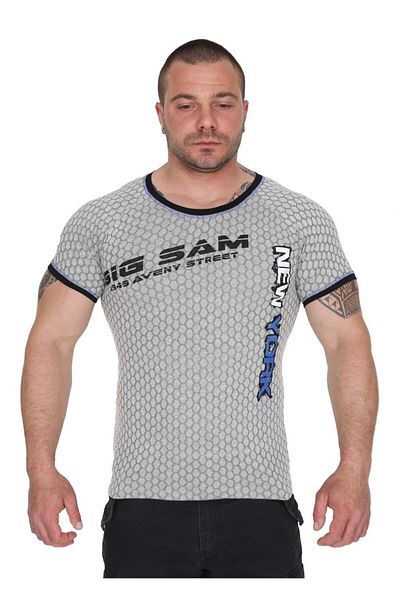 Big Sam Armor Patterned Fit T-Shirt Big Sam 2882