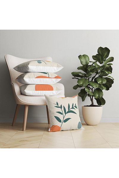 Evdek Set de huse de pernă botanice din 4 piese - DS19