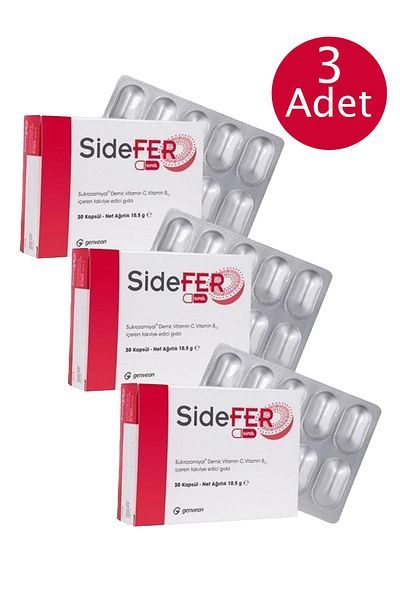 Sidefer 30 Capsules - For 3 Pieces