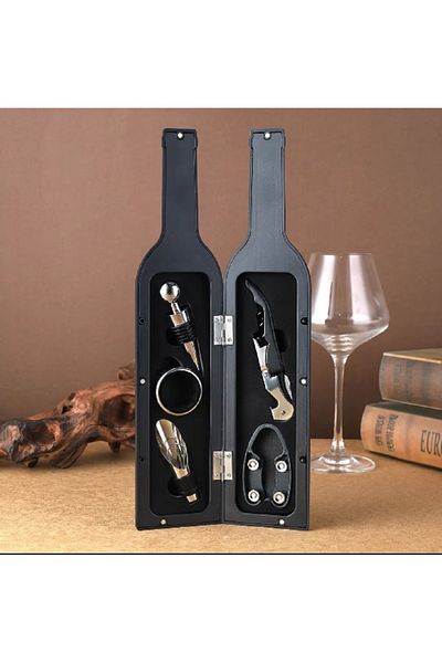 hediyeconcepti Vintage Retro Cola Bottle and Corkscrew Set