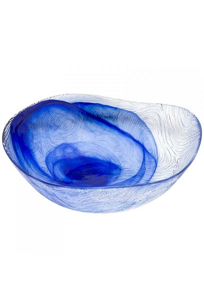 Paşabahçe Pasabahce Linden Glass Serving Bowl, 24 cm
