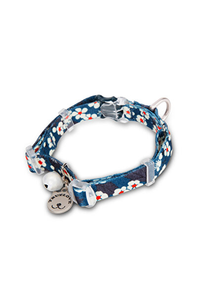 True Love Zilli, Çiçekli Mavi Kedi Boyun Tasması