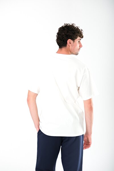 Coredra Std Ekru - Футболка оверсайз для чоловіків