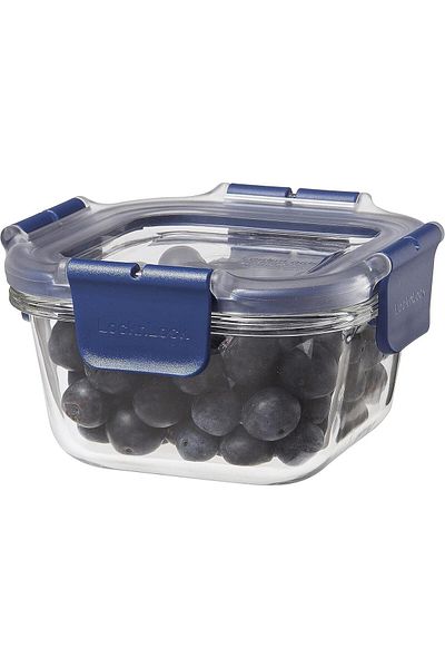 Kitchenaid Locknlock 300 ml Blue Square Locked Oven and Storage Container