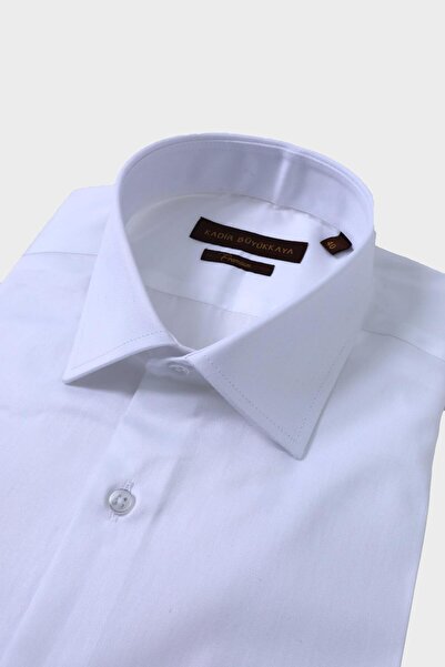 Kadir Büyükkaya Klasik Yaka Slim Fit Dar Kesim Pamuklu Erkek Gömlek-kaw4210s
