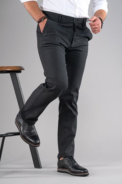 NOTRA Classic Cut Winter Cotton Gabardine Trousers