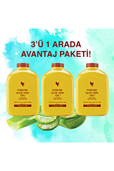 Forever Living Aloe Vera Gel x 3 adet