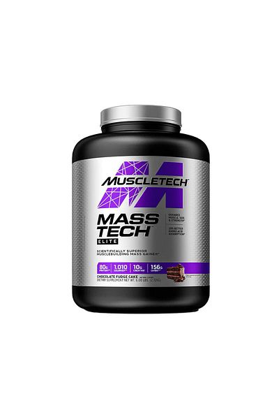 MUSCLETECH Mass Tech, Chocolate Fudge Cake, 6 LB