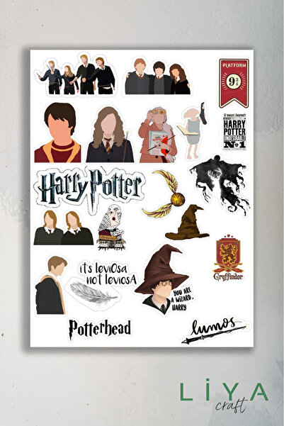 LiyaCraft Harrypotter Temalı Sticker Planner Ajanda Bullet Journal Için Uygun...