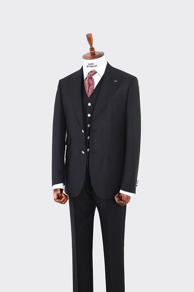 Kadir Büyükkaya Men's Vest Suit - Breathable and Durable - Kaw1085W