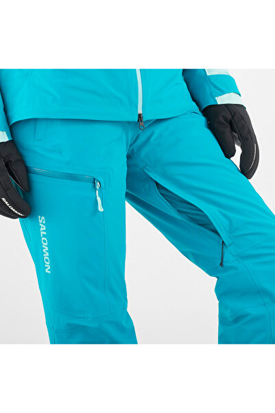 Salomon Brilliant Women's Ski Pants Enamel Blue Lc2144100