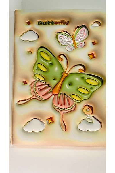 karinabest Squishy Coated Fluffy Daily Memo Pad 96 Sheets Lined Notebook with Squishy Grip