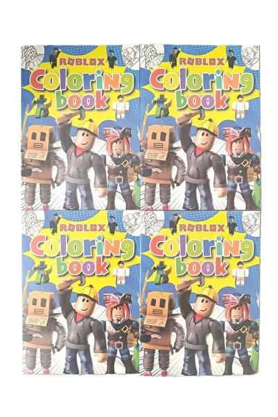 şahane parti كتب تلوين روبلوكس 4 (تلوين، ملصق، قناع الغلاف الخلفي)