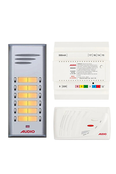 AUDİO Audio 12 Daire 1012 Görüntüsüz Sesli Diafon