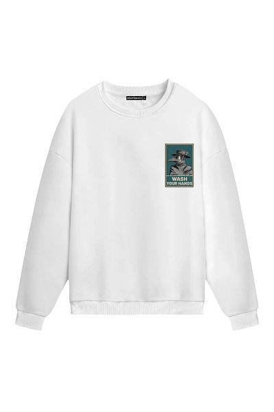 Mounte Bianca Unisex Καρπούζι - Κανονικό Φούτερ