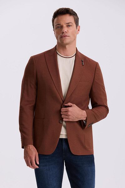 Jakamen Κόκκινο Classic Mold Swallow Collar Bag Μπουφάν τσέπης