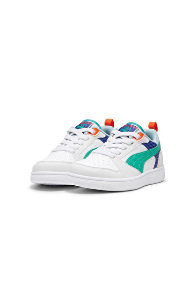 Puma Rebound V6 Lo Ready Çocuk Günlük Ayakkabı 39793901 Beyaz