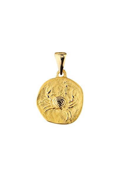 GOLDKUPE 14 Ayar Altın Yengeç Burç Kolye Ucu 2,12 gr