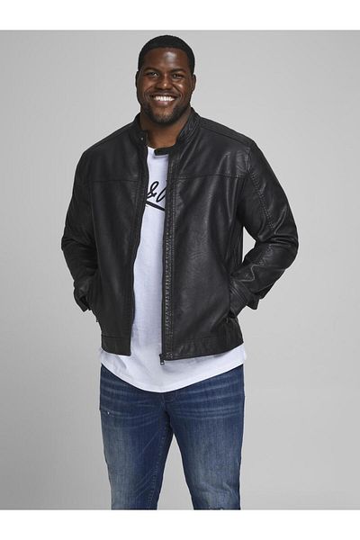 Jack & Jones Jack&Jones Essentials 12182461 - Мъжко черно палто