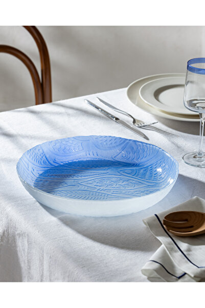 Madame Coco Delmare Large Decorative Bowl - Blue/White
