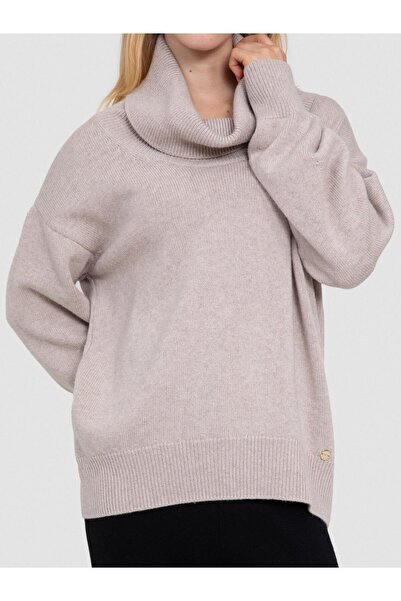 Serianno Kaşmir ve Yün Karışımlı Kazak KZK8218BEJ