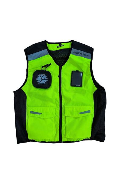 Scoyco Jk30 Reflective Yellow Vest